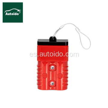 Conectores de enchufe de motores eléctricos de batería roja 50A